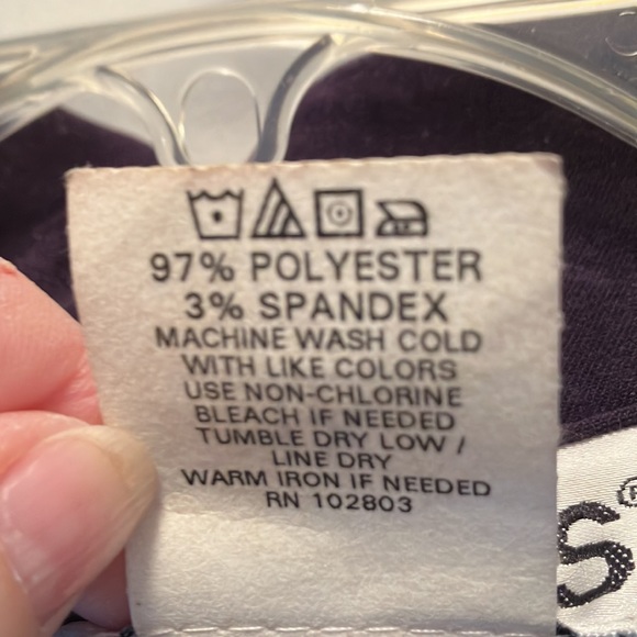 Like New Purple Microsuede Shirt, size 1X - Picture 5 of 5